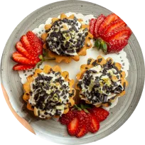 Strawberry Velvet Tartlets